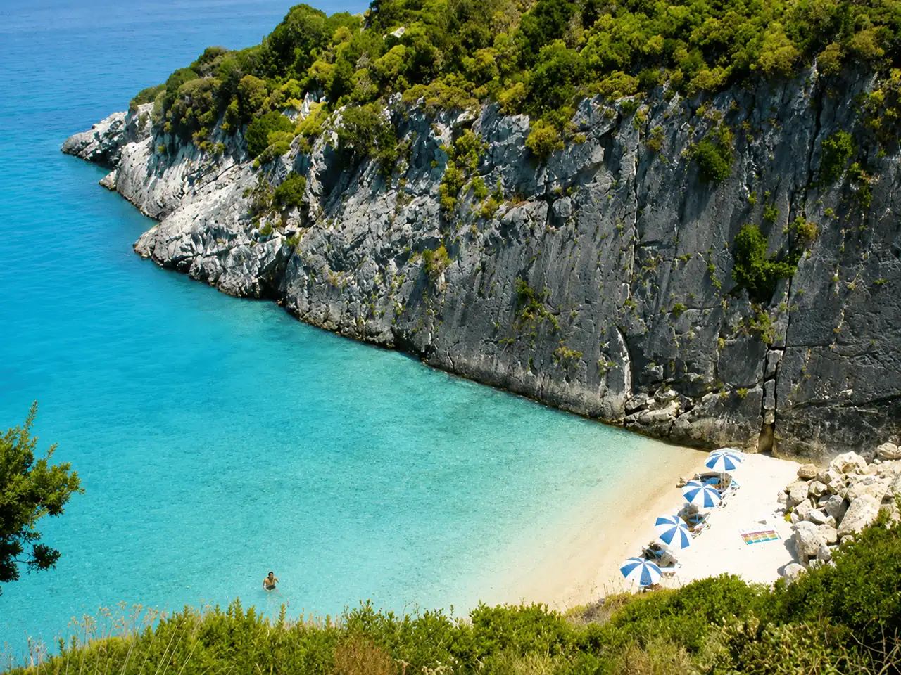 Xigia Beach — sulphurous springs